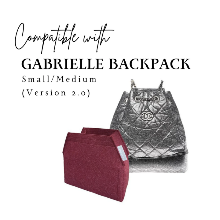 Chanel gabrielle backpack black best sale