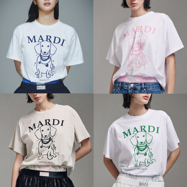 MARDI MERCREDI Tshirt Swing The Tail Ddanji Pearl Neckl