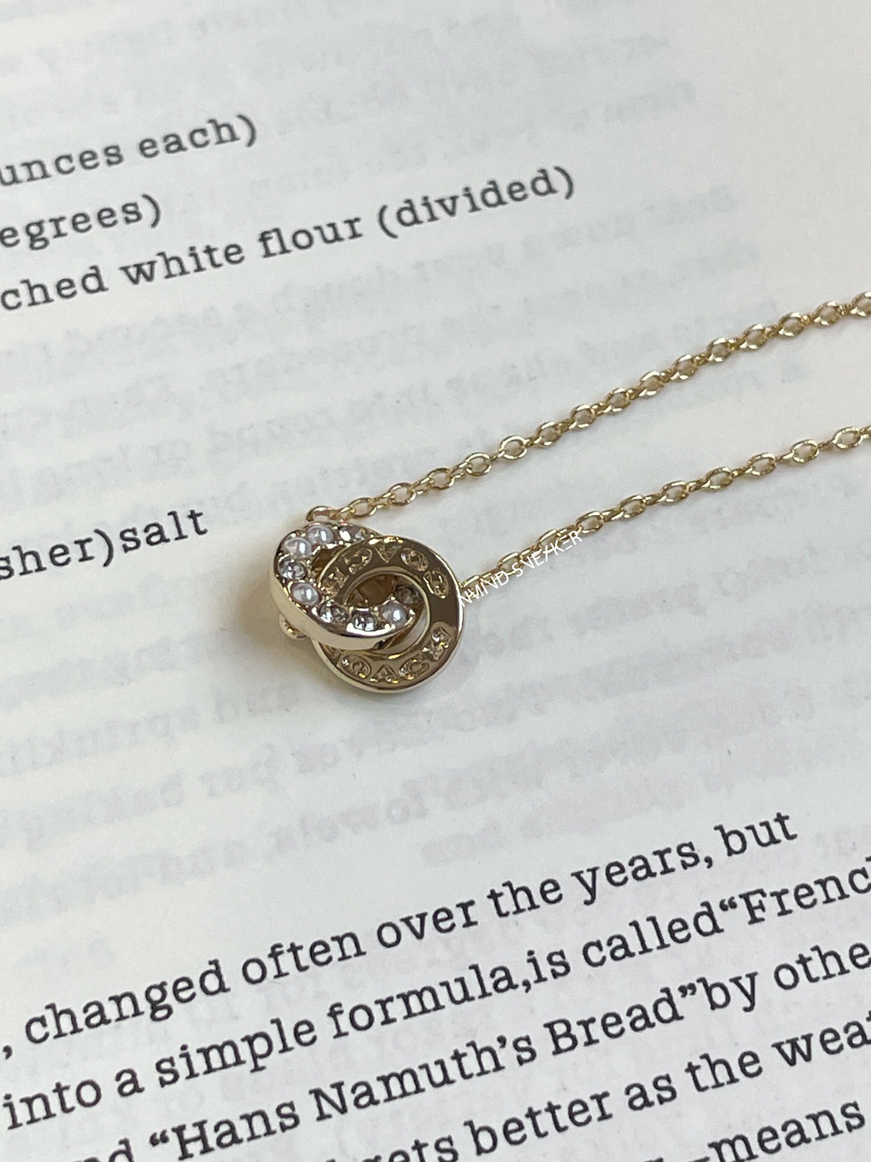 <快速出貨> Coach 珍珠雙圓環系列 項鍊/手鍊