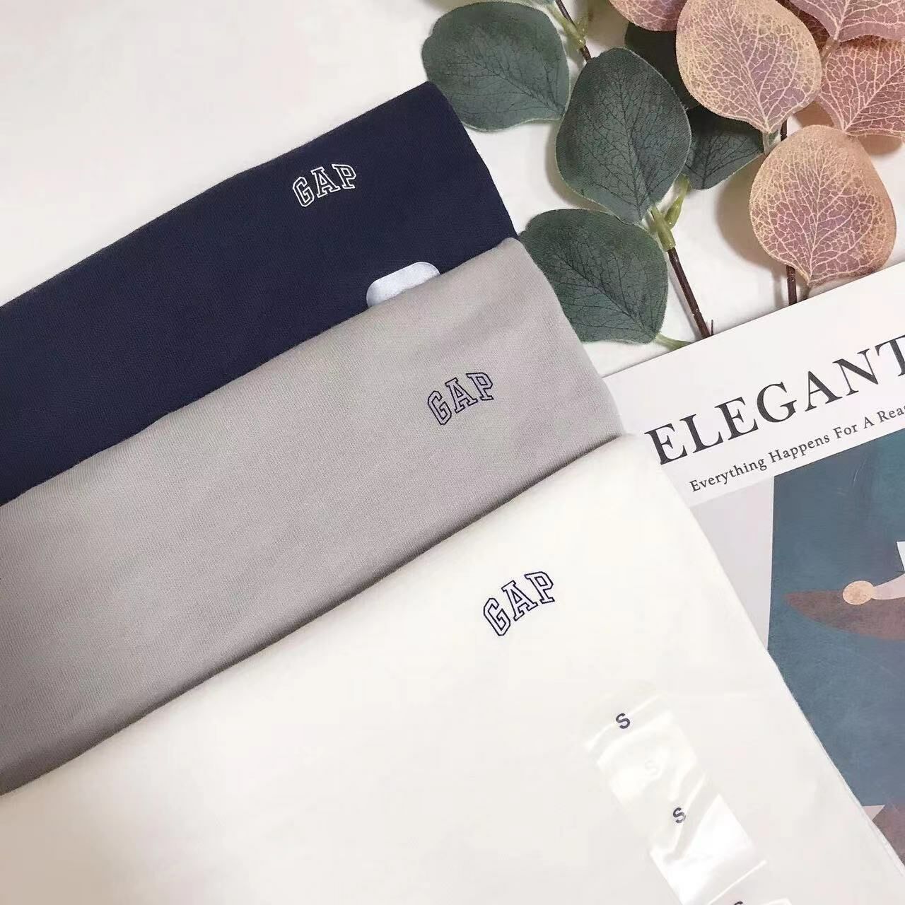 GAP 3PACK SMALL LOGO TEE