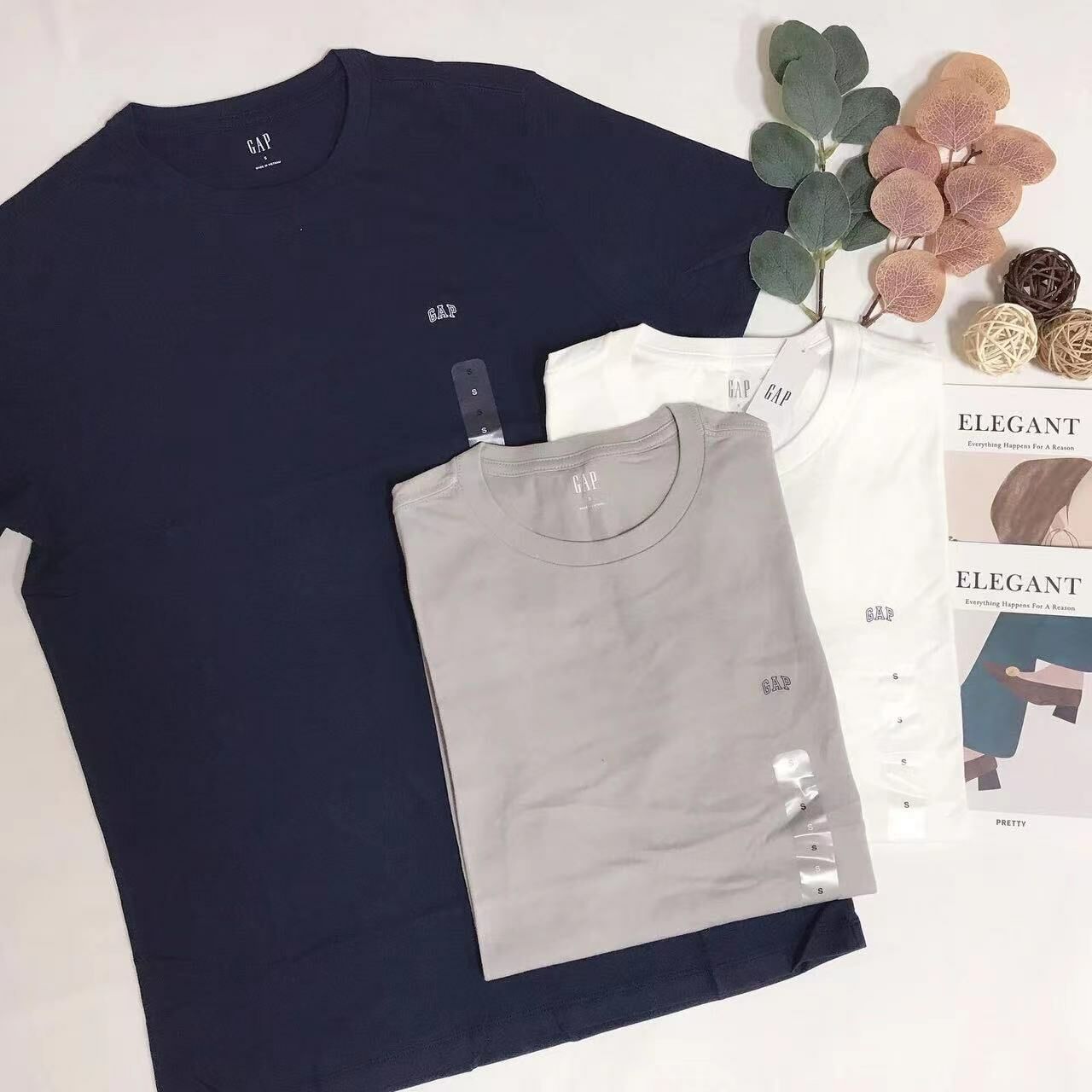 GAP 3PACK SMALL LOGO TEE