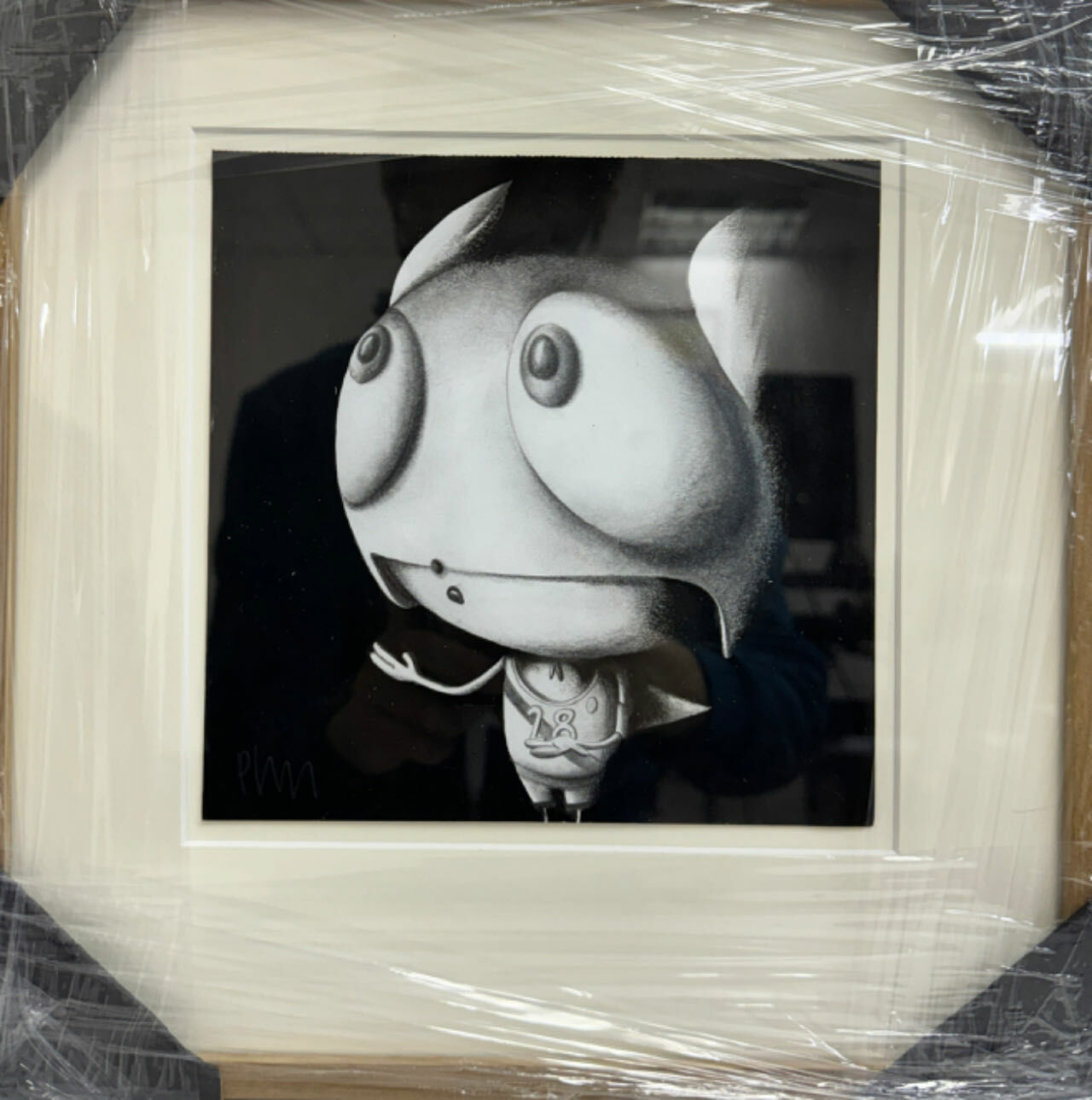 Edgar Plans Original Draw Pencil Manuscript NBA series 7x7 inch