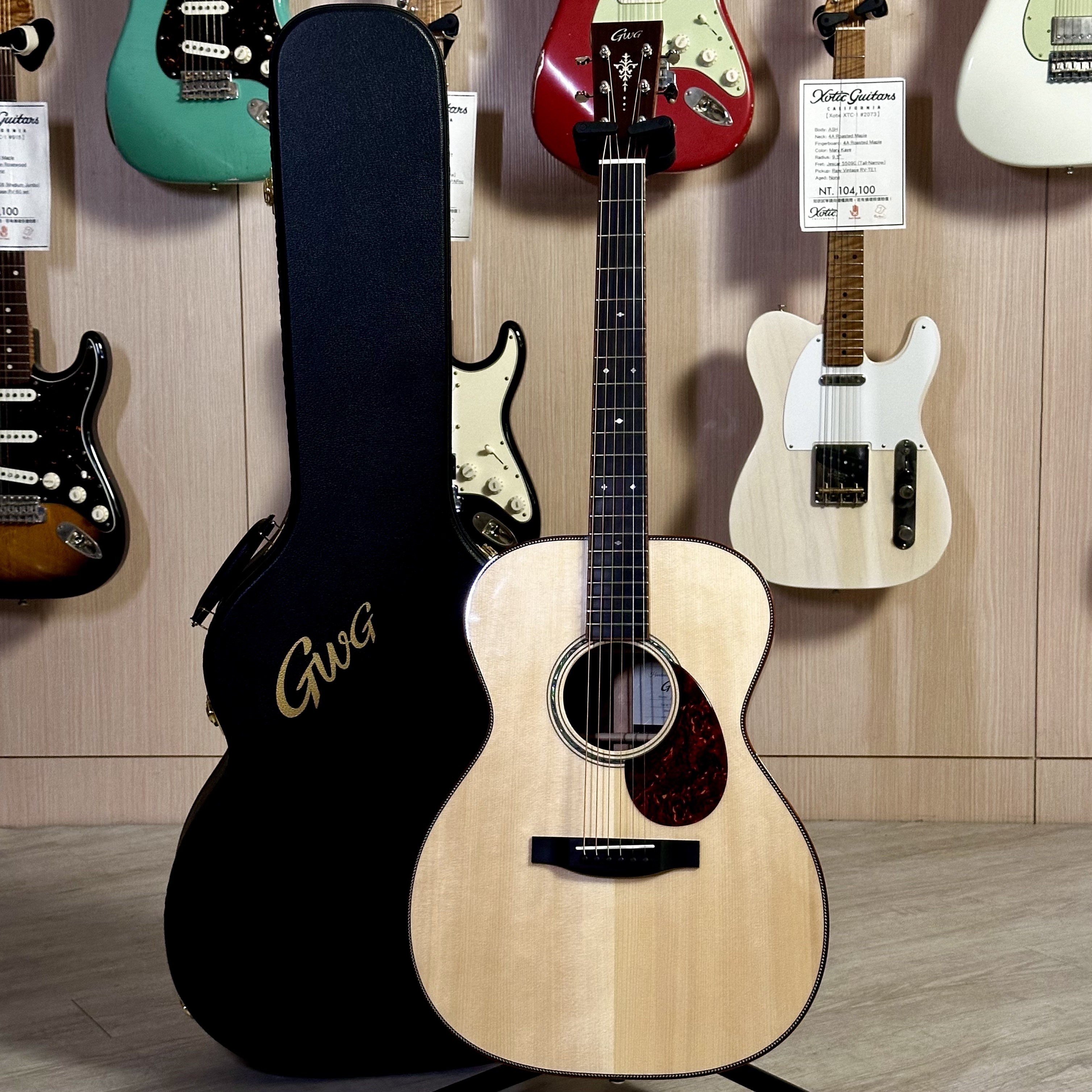 Gwood Guitars Gwood Guitars A.Custom AOM-R 全單板 手工木吉他 — 三峽吉他 / Bass