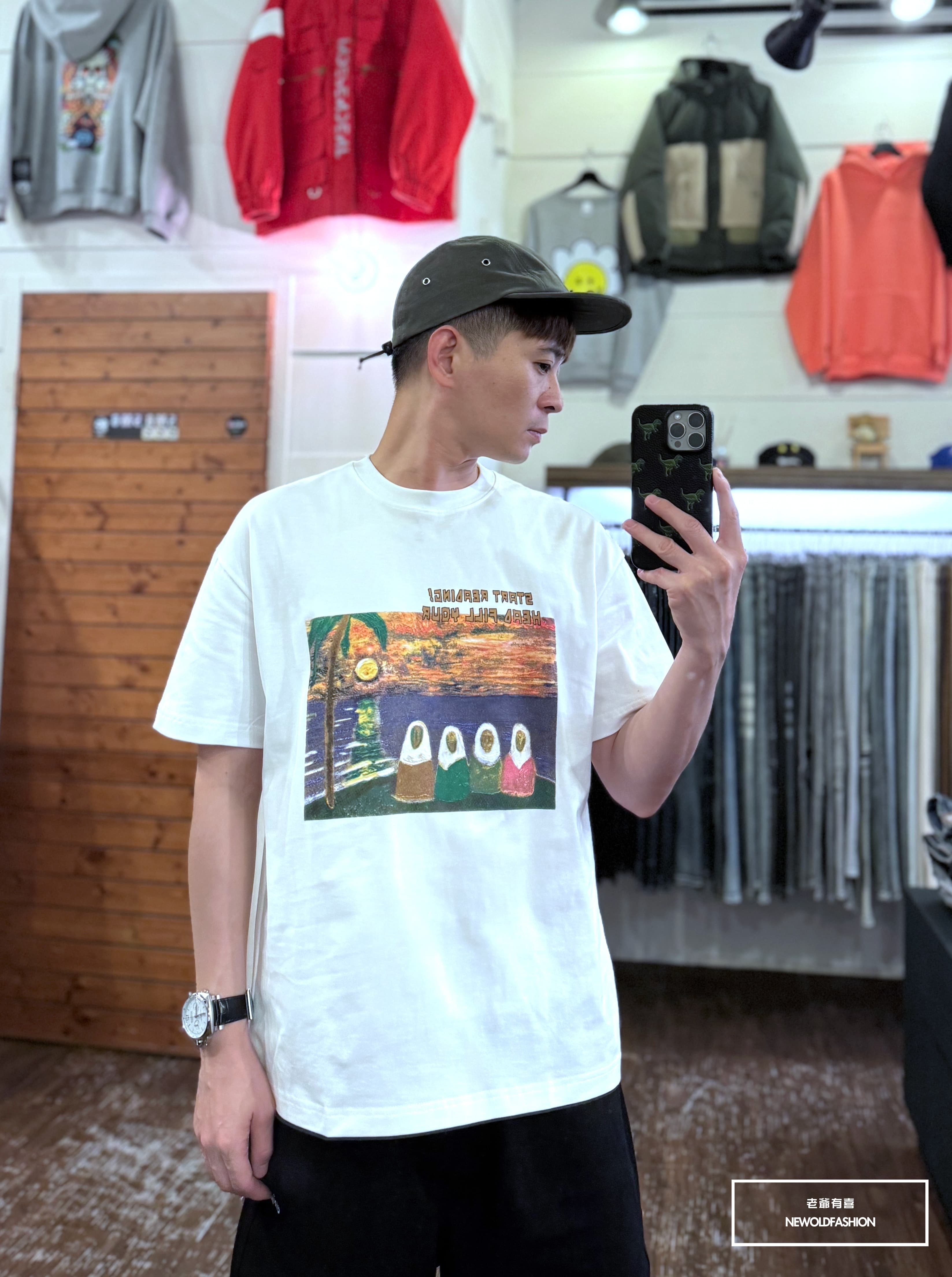 『新品上市』重磅START落日海邊短T(NOF2404N8039)-白