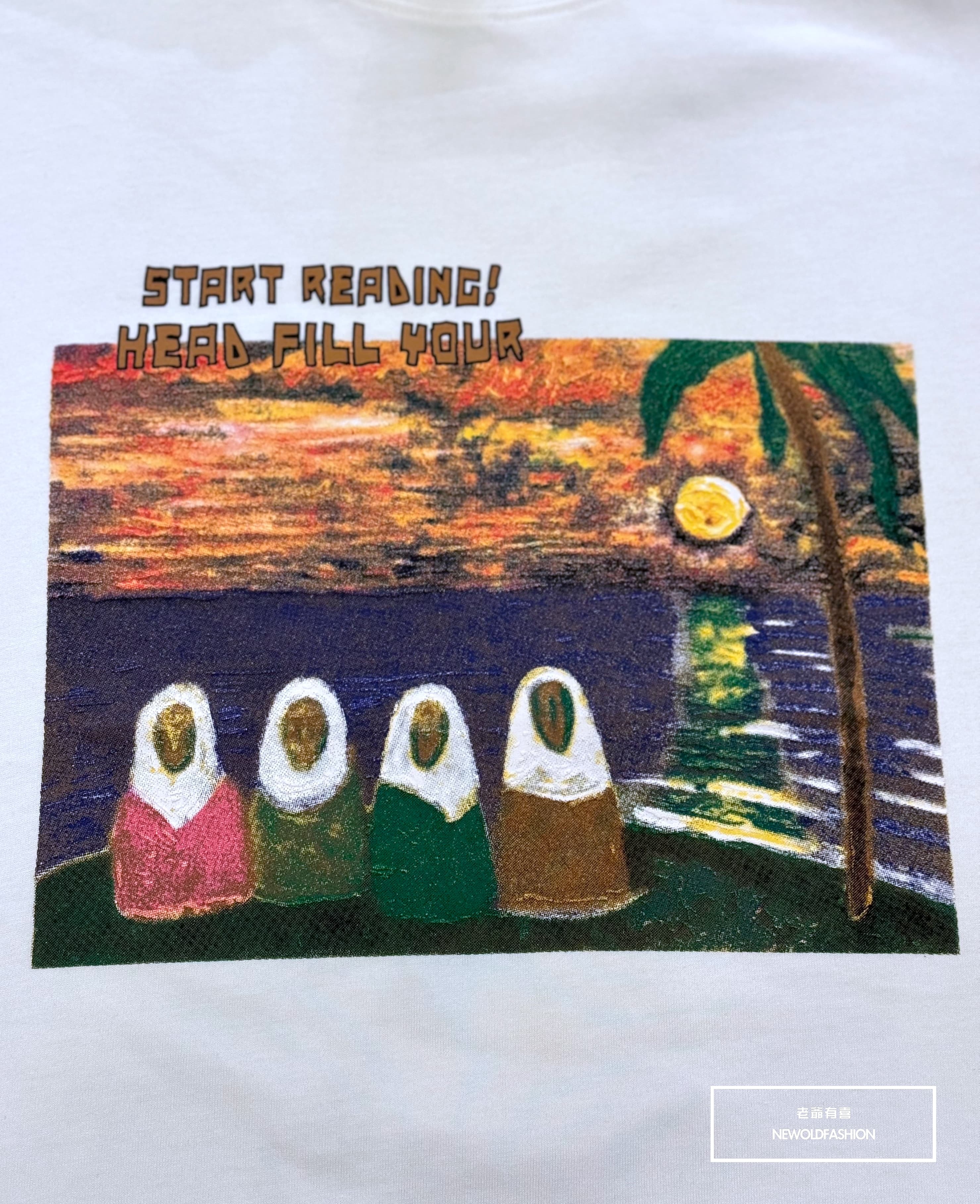 『新品上市』重磅START落日海邊短T(NOF2404N8039)-白