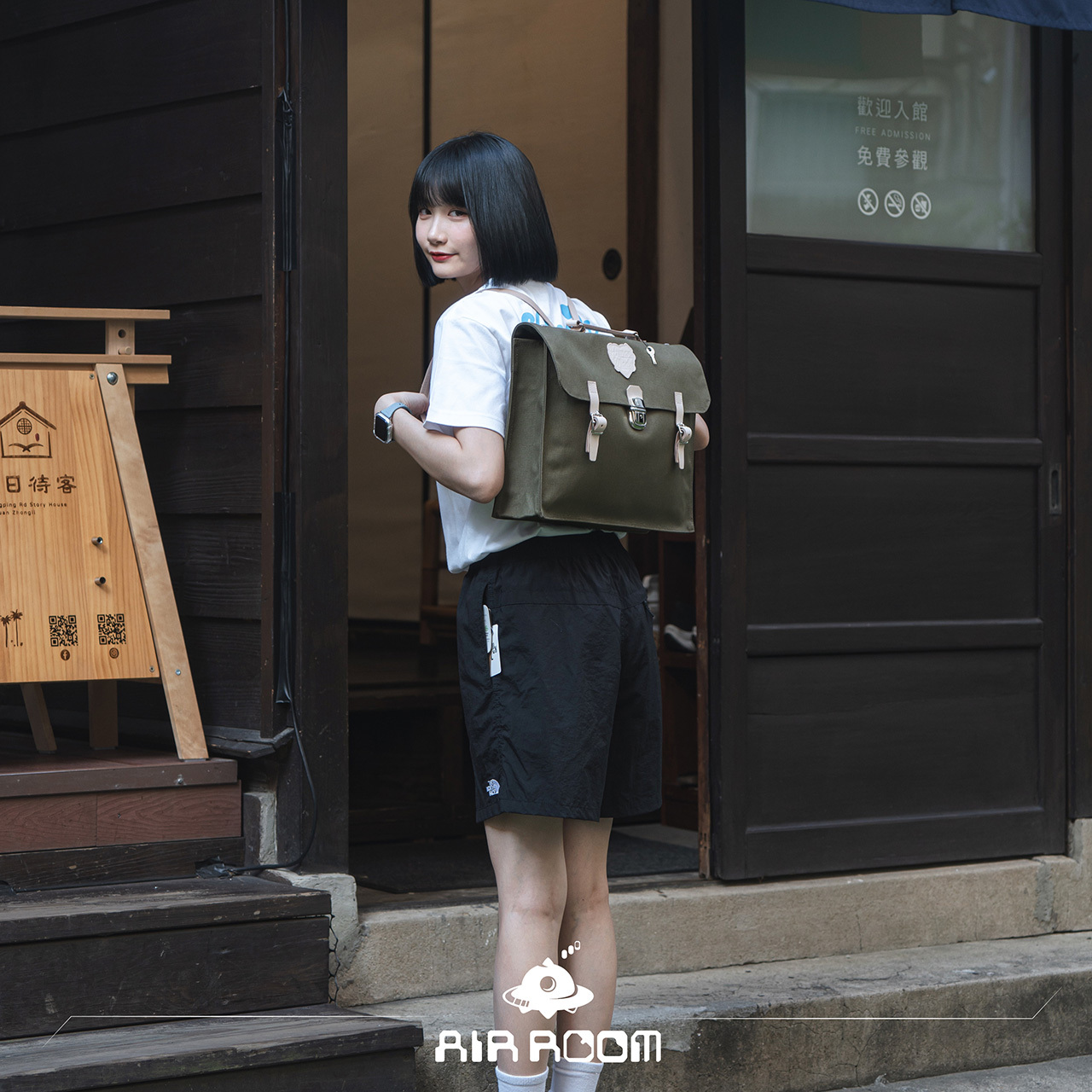2023AW HUMAN MADE CANVAS SCHOOL BAG 側背 手提 後背包 現貨