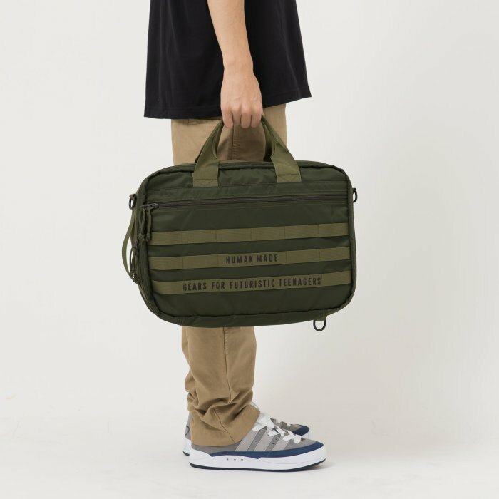 2022AW HUMAN MADE 3-WAY MILITARY BAG 手提 側背 筆電包 現貨