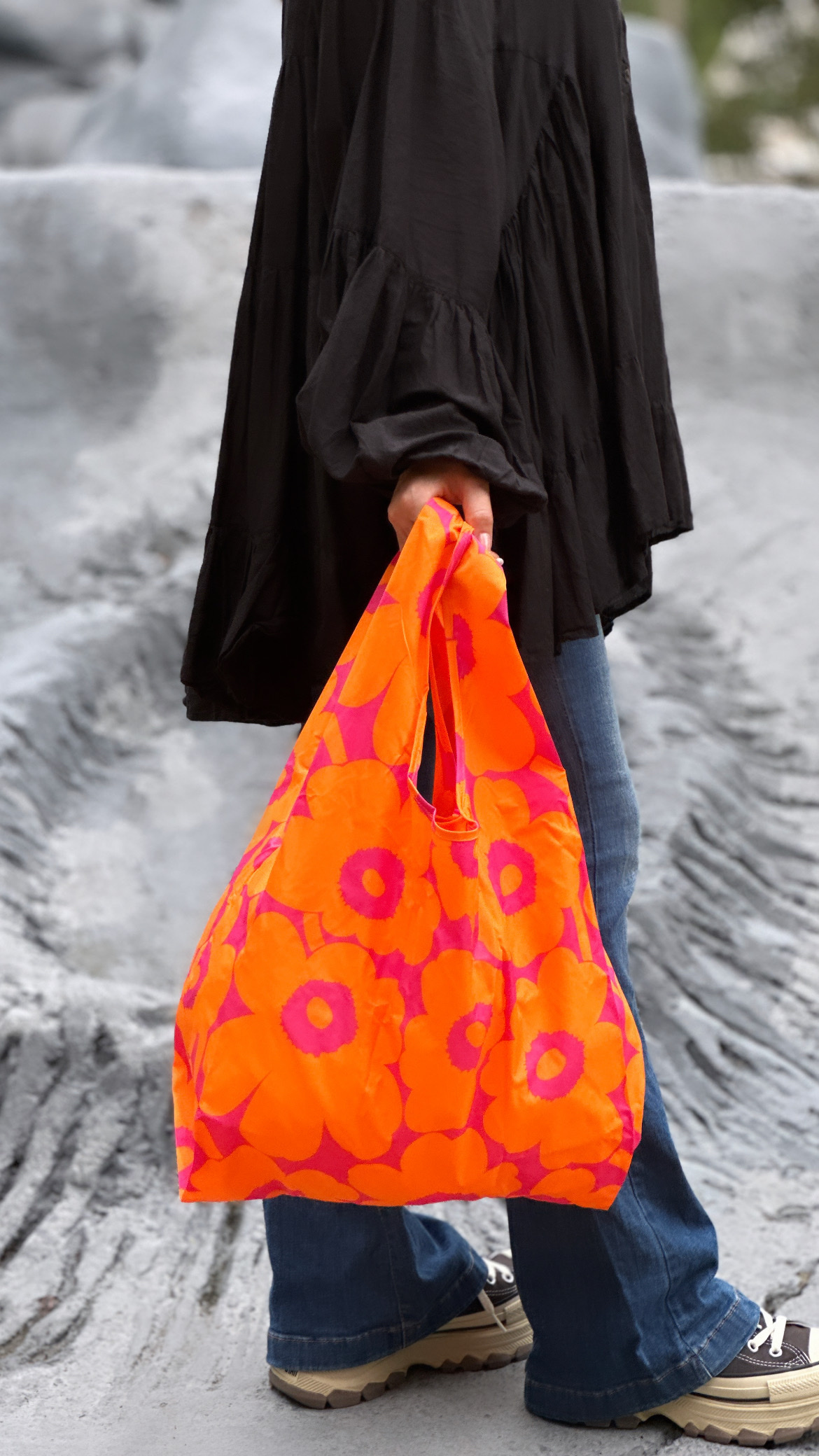 代購現貨 | marimekko smartbag 環保袋 | orange x pink