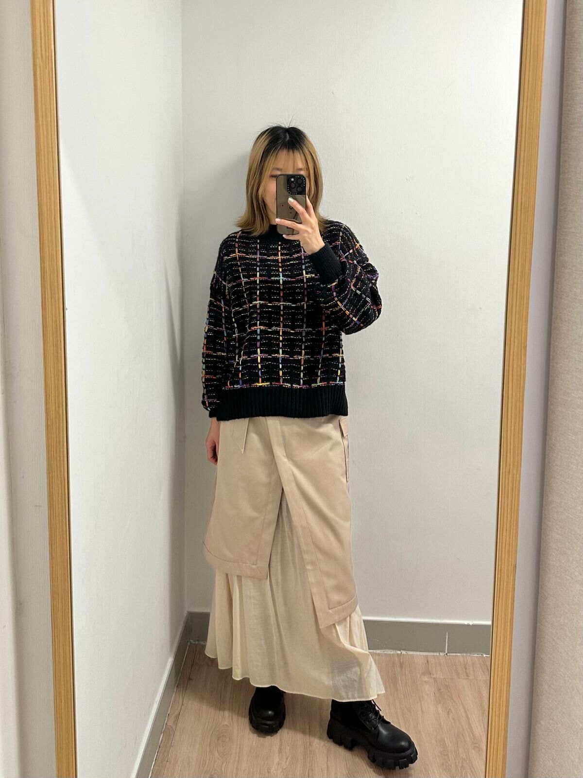 JP 方扣側袋layer skirt