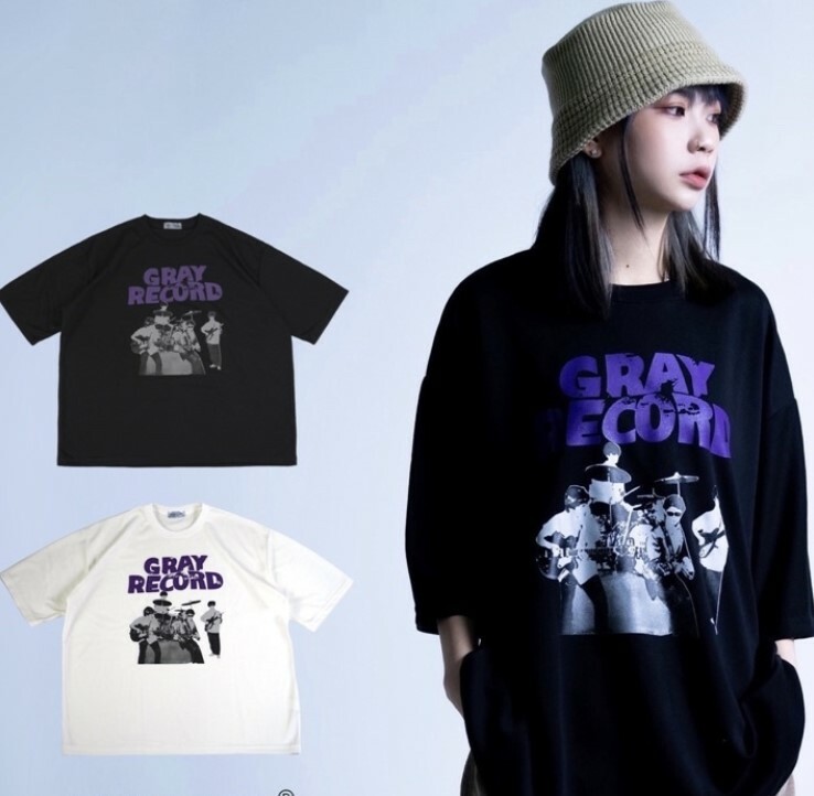 JIN UNIVERSAL 仿舊字體樂團短T 短袖上衣 春夏 “平價穿搭”