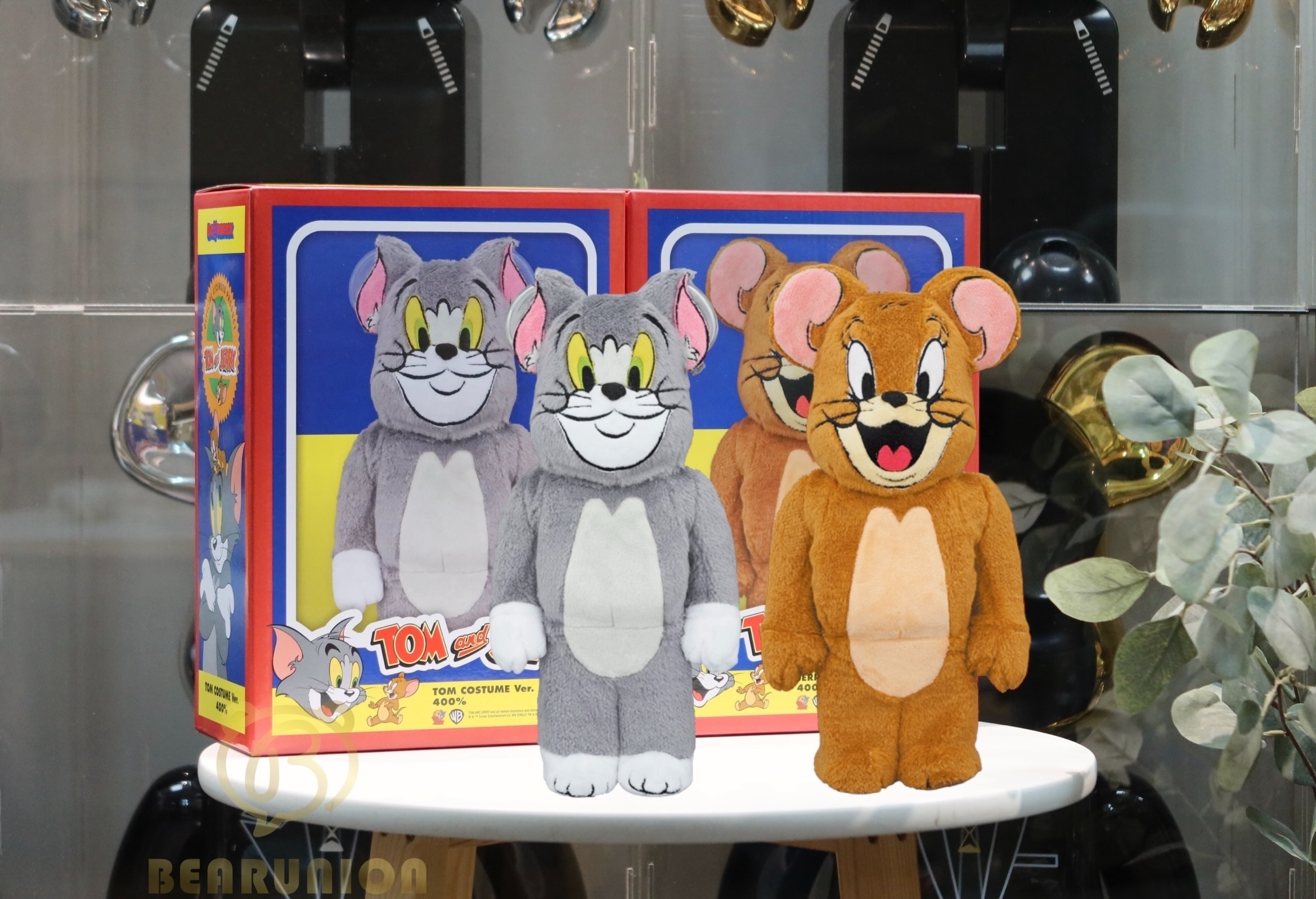 Bearbrick 400% TOM AND JERRY COSTUME SET OF 2