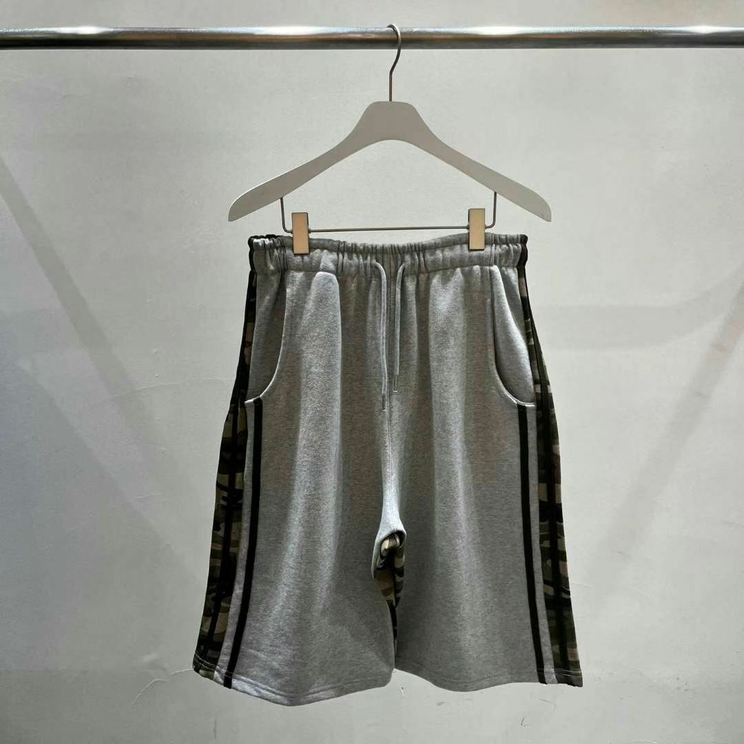 迷彩拼棉質短褲 P2761