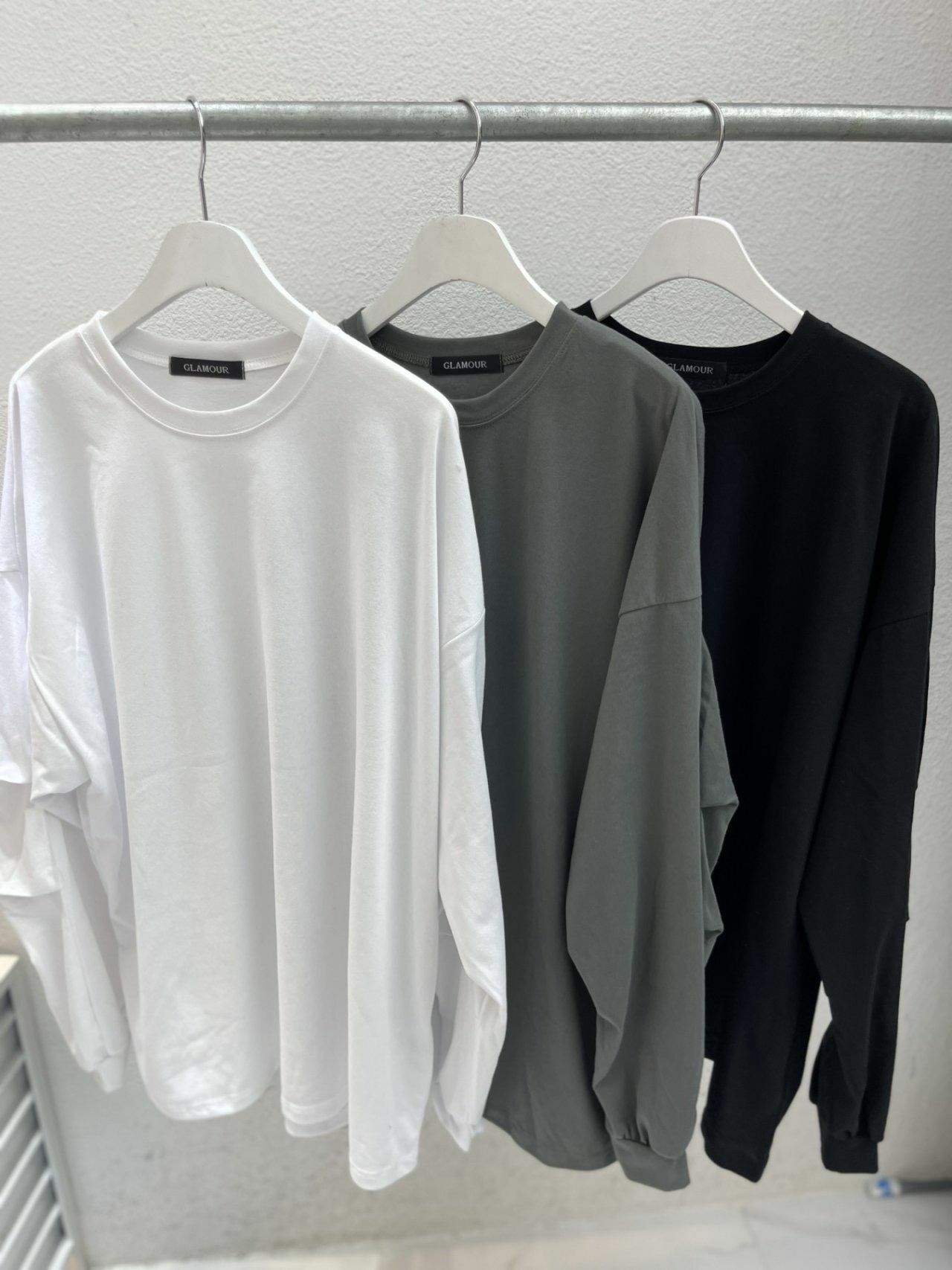 淨色長袖衫 GLAMOUR-004T