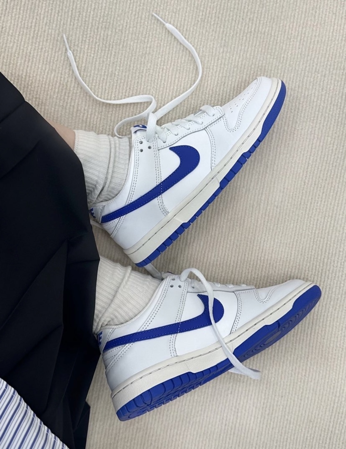 Nike Dunk Low GS 克萊茵藍 藍色 白色 皮革 女款 DH9765-105/預購