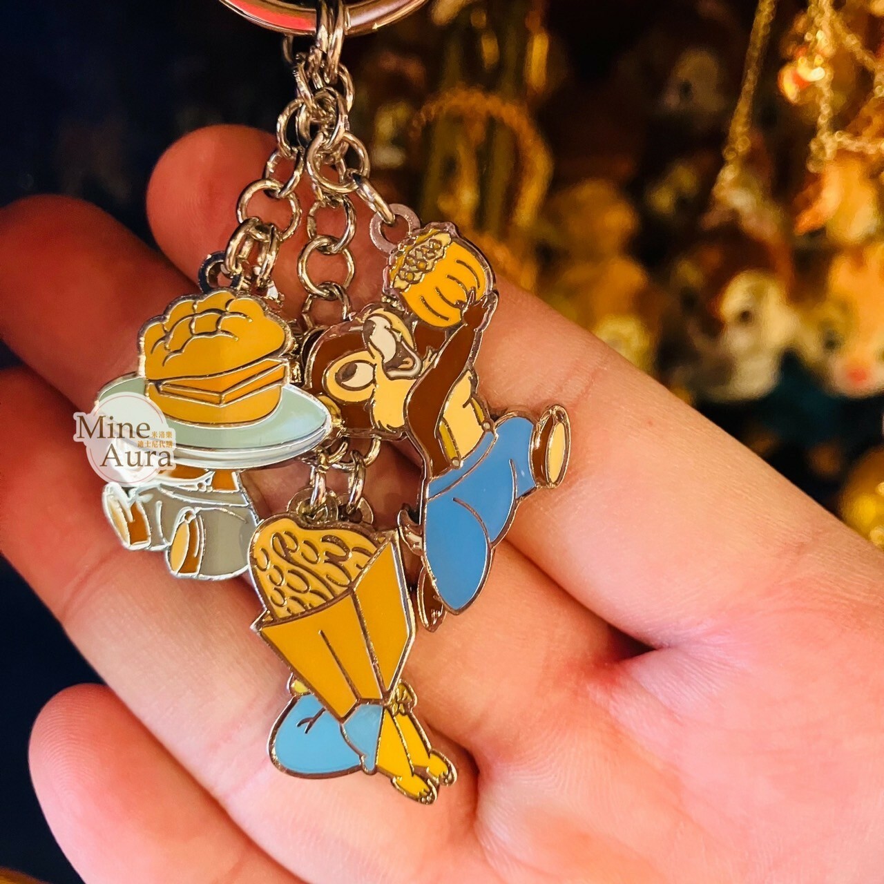 奇奇蒂蒂 Chip 'n Dale 香港傳統系列 造型 鑰匙圈 吊飾 -香港迪士尼樂園