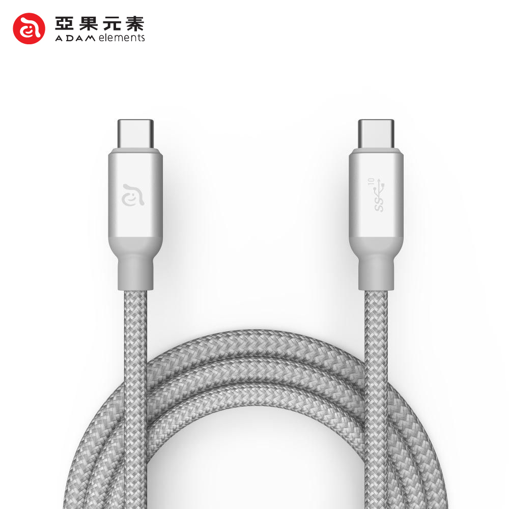 【ADAM 亞果元素】CASA C100+ USB3.1 Gen 2 USB-C 100W 高速充電視訊傳輸線