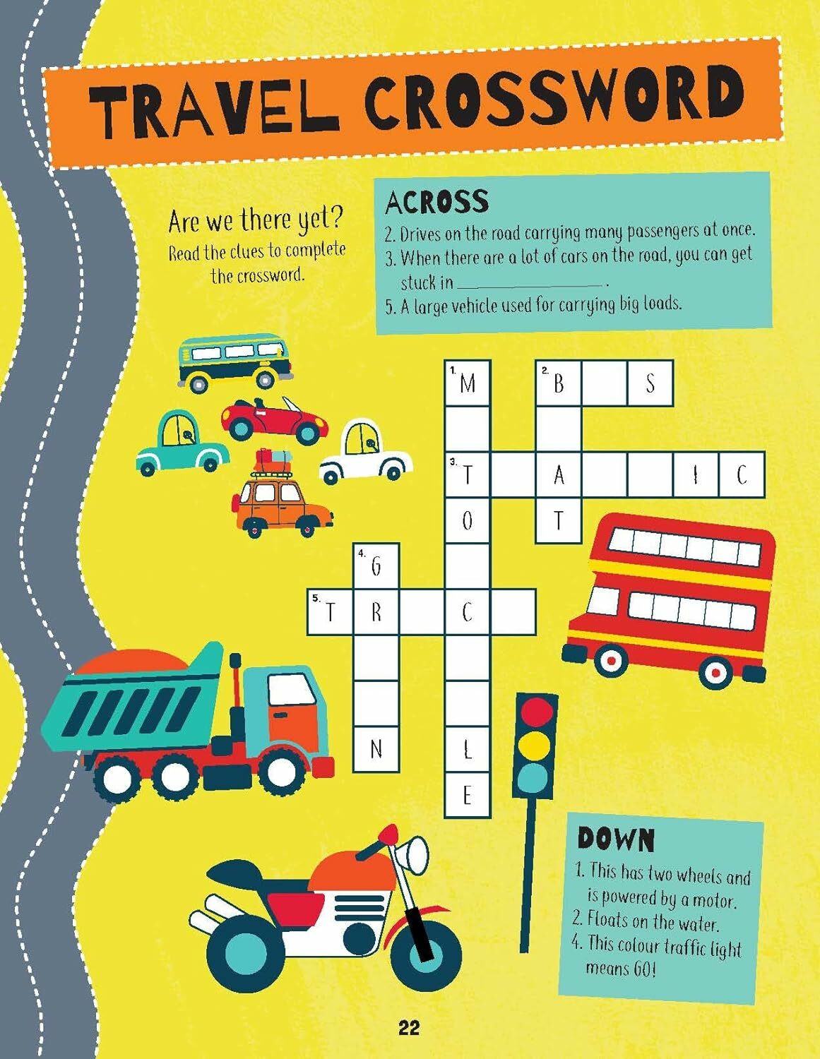 Things That Go Make This Activity Book with Puffy Stickers & Press Outs for Kids