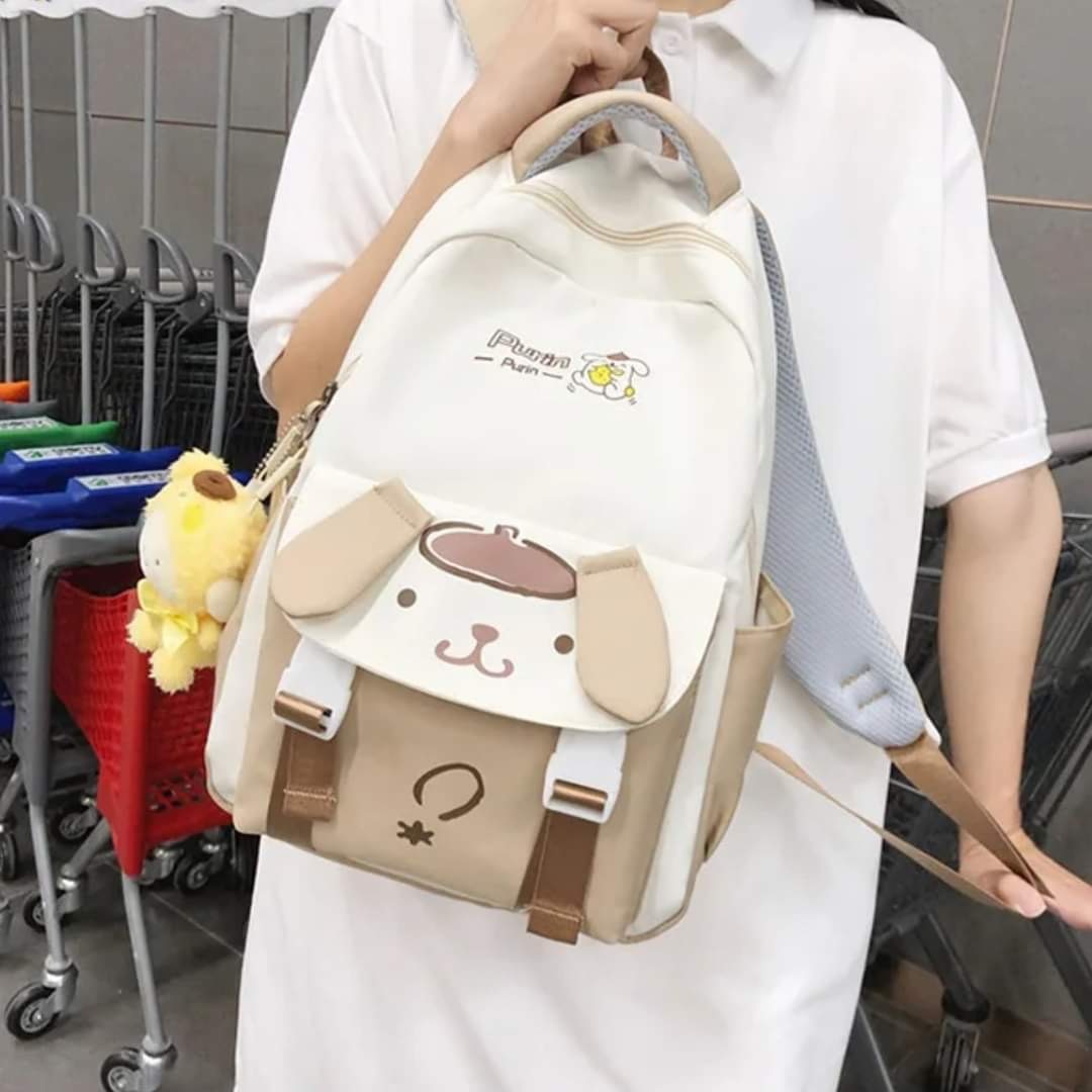 Sanrio卡通大容量書包 送掛件