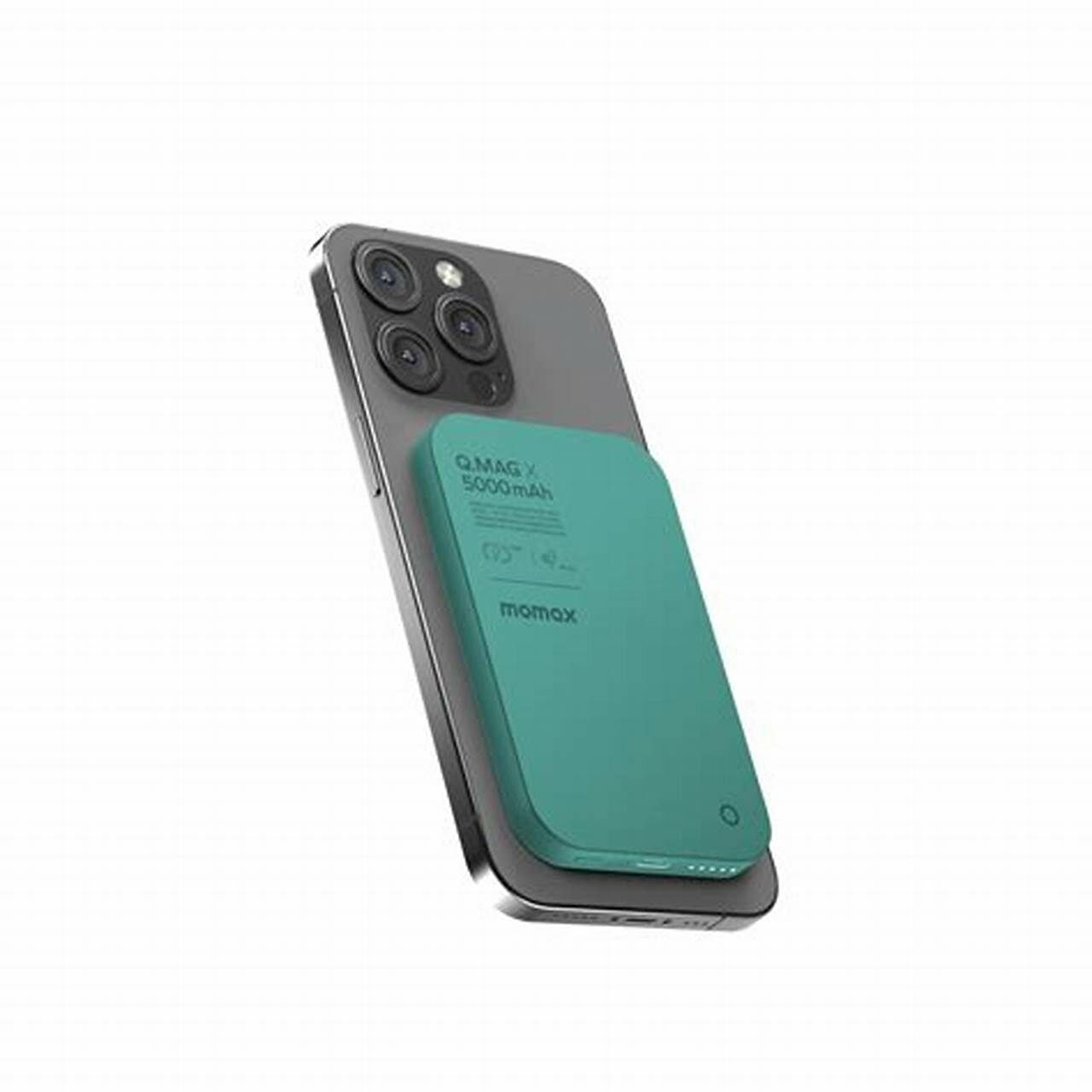 MOMAX Q.MAG X 5000mAh 超薄磁場吸流動電源 (翡翠綠色) #IP116G