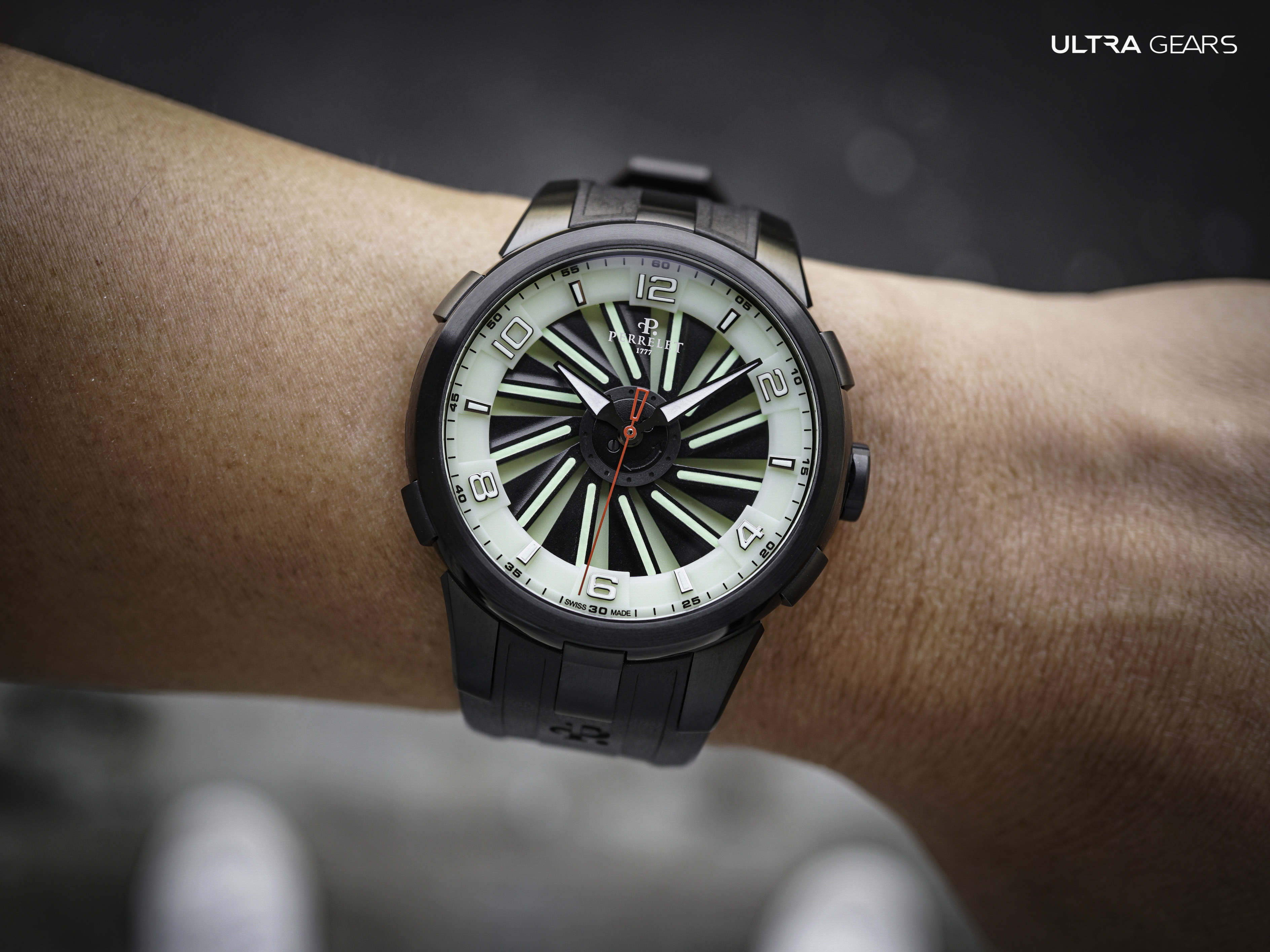 PERRELET 沛力錶 TURBINE FULL LUM LIMITED｜ A1098/S1