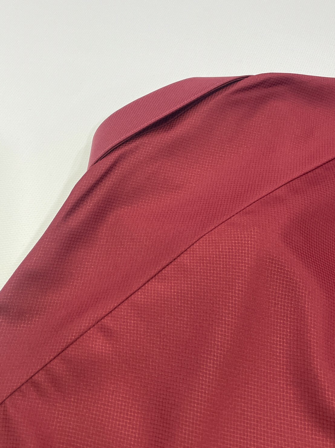 紅色素面男長袖襯衫9