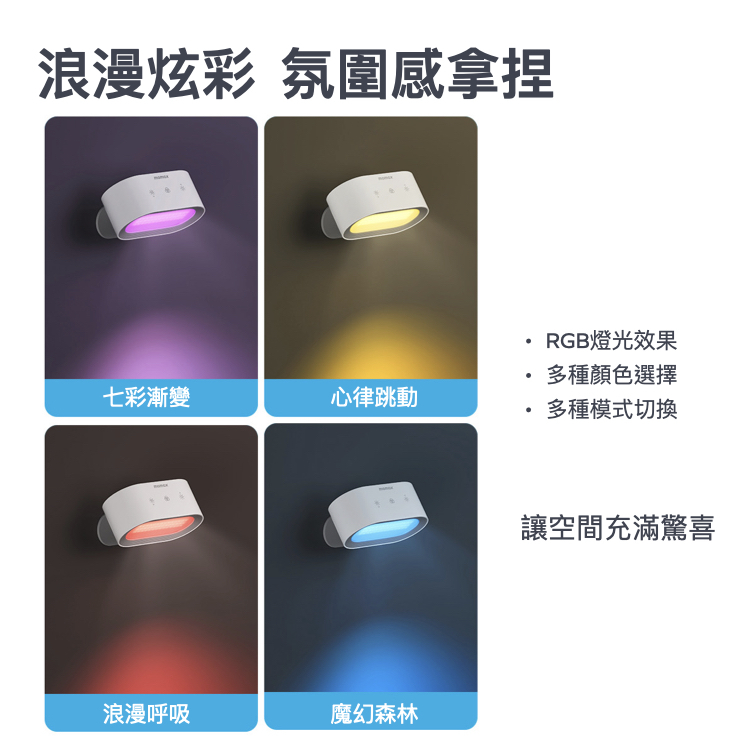 SnapLux Mood 可攜式360°雙光源無線磁吸氣氛燈