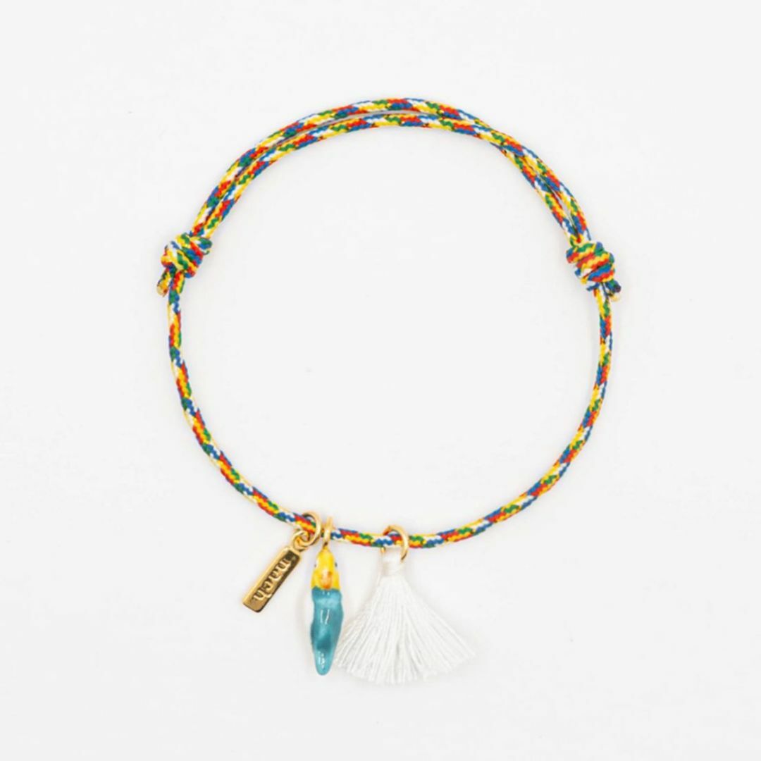 NACH 藍鸚鵡多彩幸運繩手環