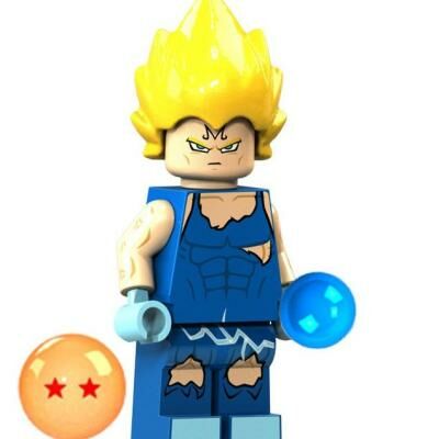 Vegeta Dragon Ball Minifigures Minifigs Fit Lego XP022