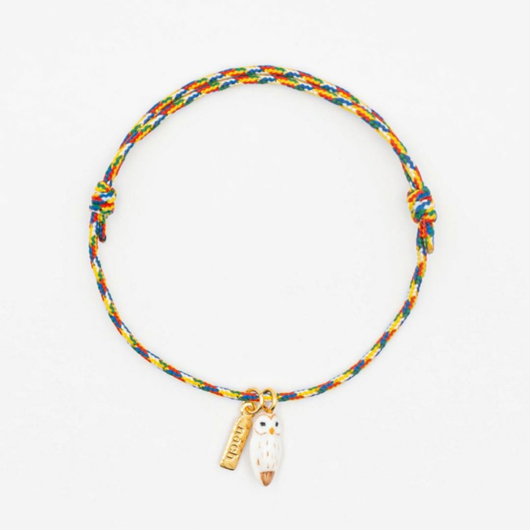 Nach 貓頭鷹多彩幸運繩手環