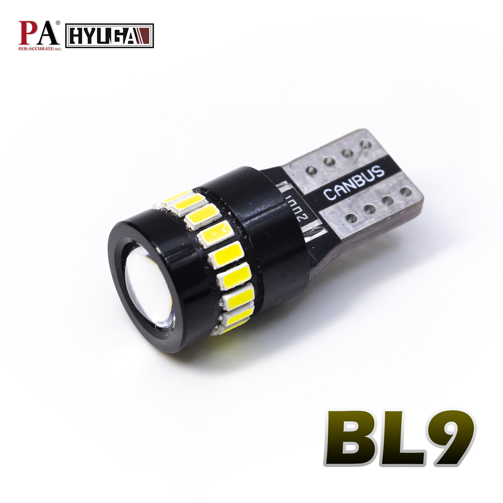 BL9 | T10 W5W LED燈泡 解碼燈泡 19晶 CANBUS 防故障燈 室內燈 小魚眼 小燈 車牌燈 車廂燈 --- PA LED