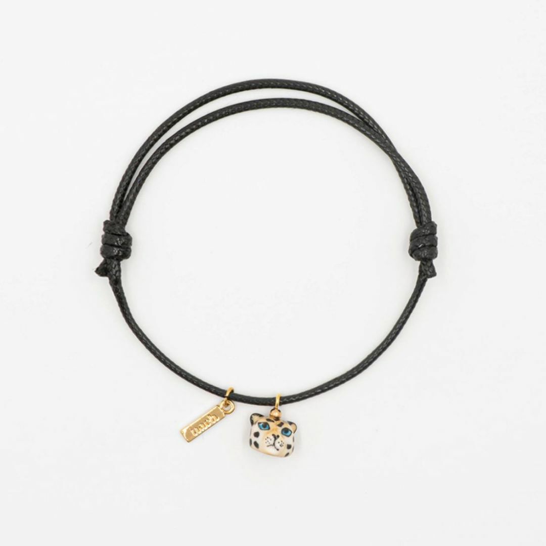 NACH 豹頭皮繩手環