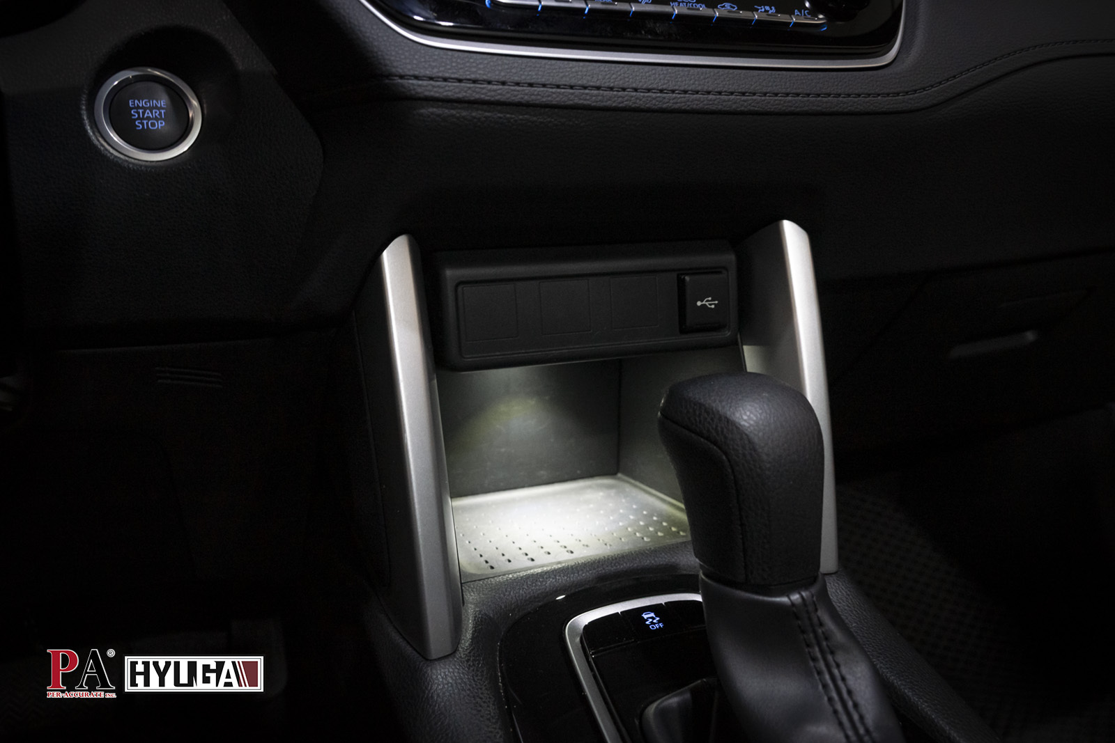 TOYOTA Corolla Cross 12代Altis Auris Subaru 氣氛燈 中央置物燈 足部燈 手套箱燈 原廠預留孔 專用線組 無損安裝