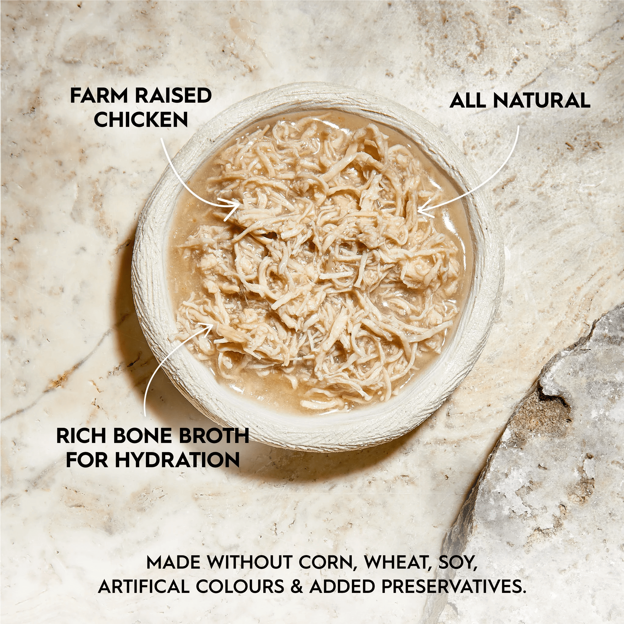 Trilogy™ 奇境｜雞絲高湯主食罐 85g