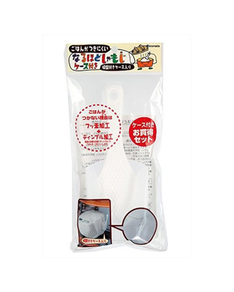 日本 INOMATA 吸盤附盒飯勺