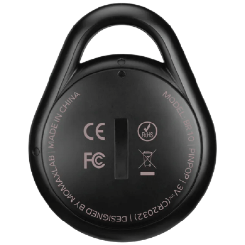 MOMAX Pinpop Lite Find My 全球定位器 (黑色) #BR10D