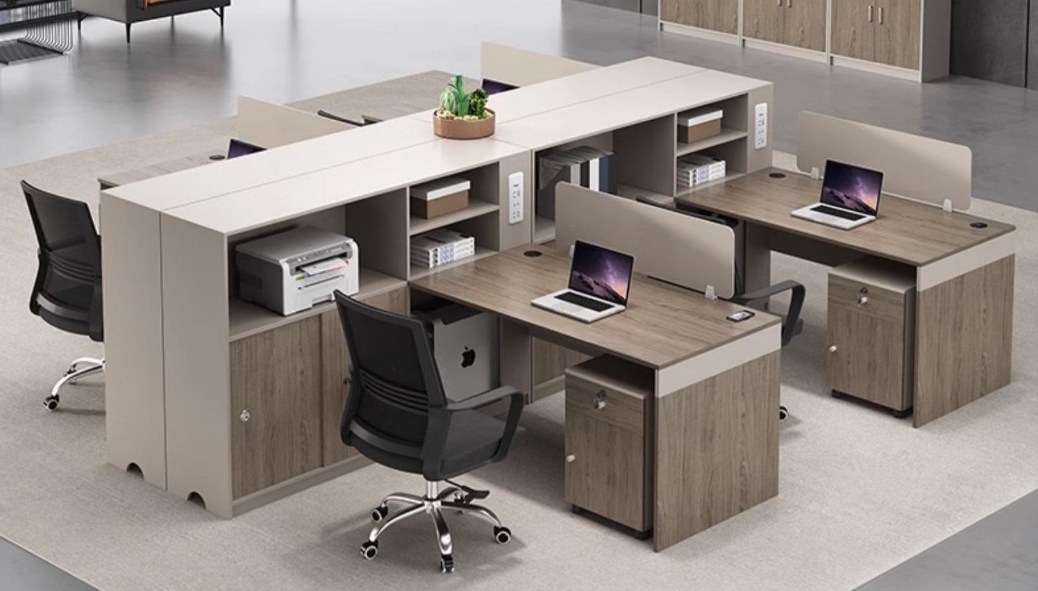 菲木馳辦公桌椅組合