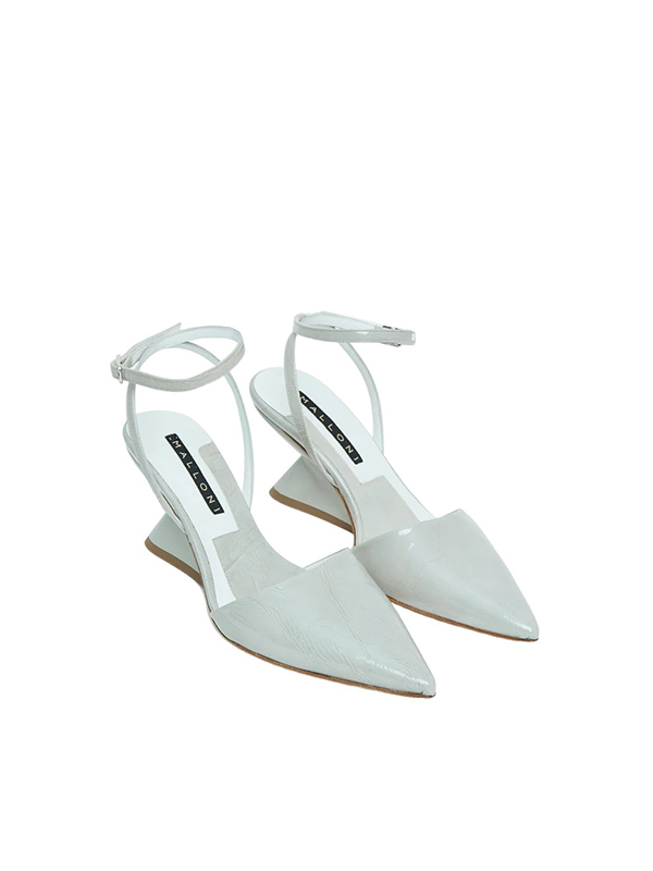 MALLONI 尖頭造型跟涼鞋