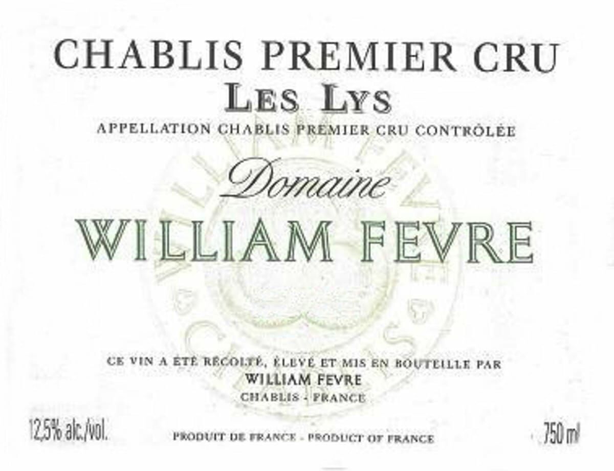 William Fevre Chablis 1er Cru Les Lys 2020 (BH92)