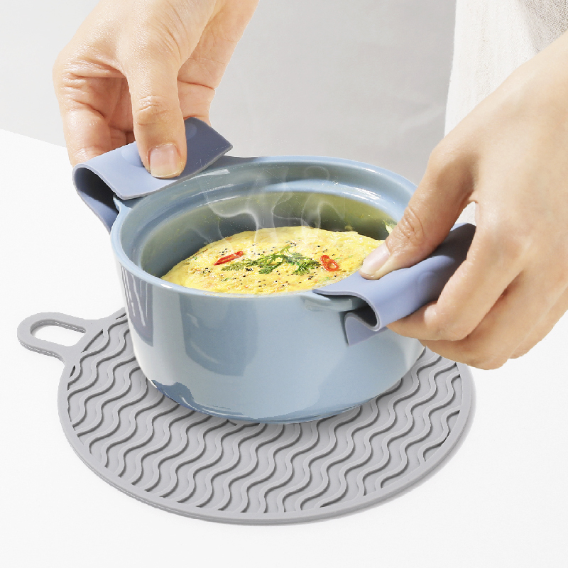 矽膠鍋墊/圓形 17.3x0.4x20.3cm