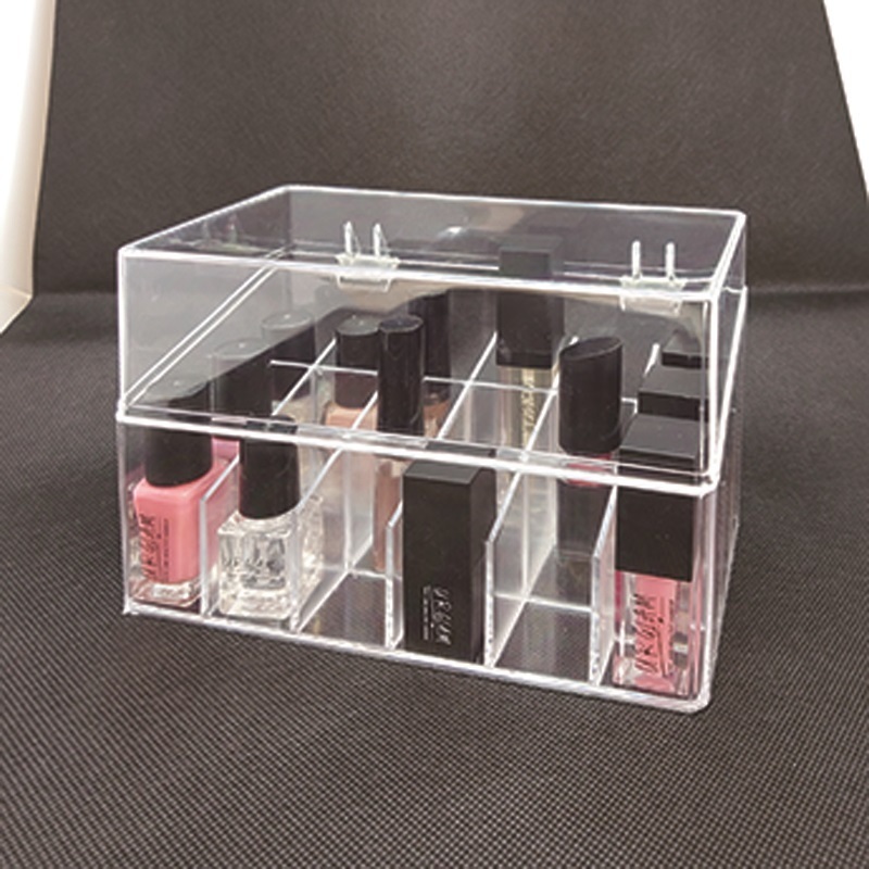 附蓋化妝品收納盒/16.4x12.4x9cm