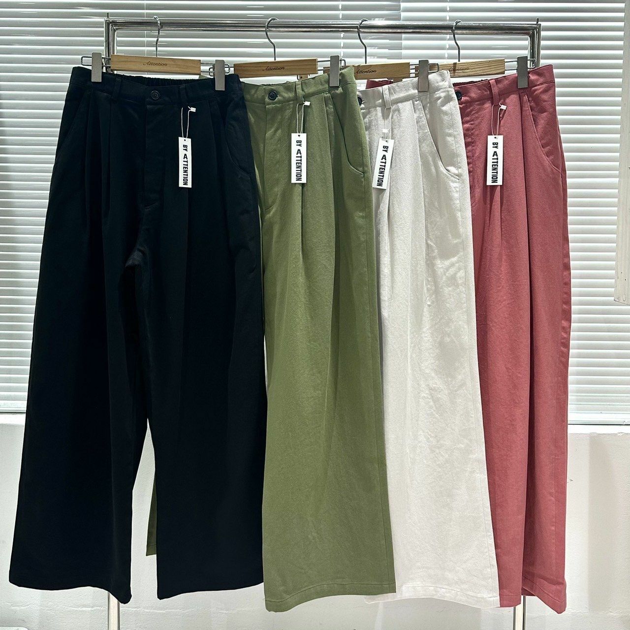 淨色鬆身褲 BY ATTENTION-172P