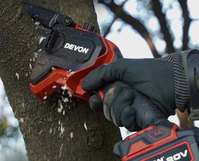 "DEVON" 大有牌20V充電式單手式鏈鋸6"