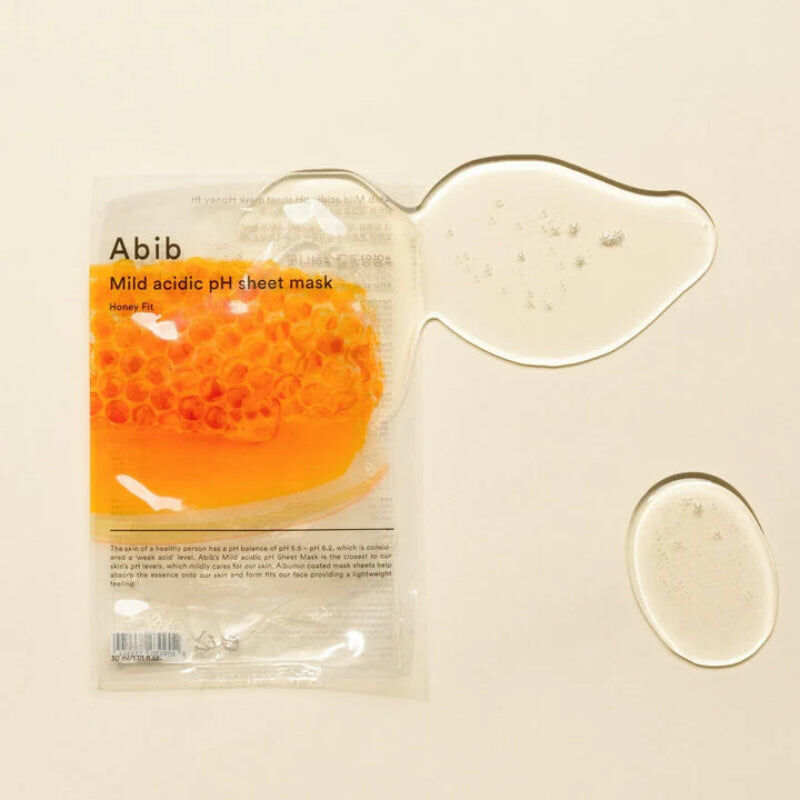 Abib 【10pcs】MILD ACIDIC pH SHEET MASK HONEY FIT ( 10 pcs X 30ml )  