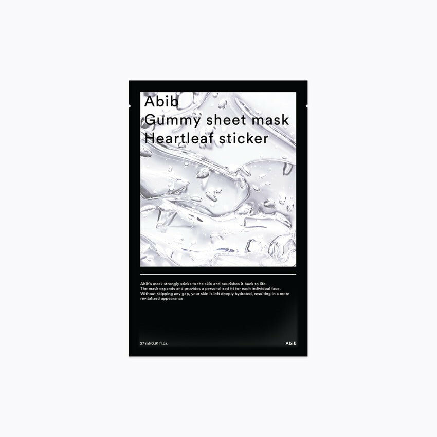 Abib GUMMY SHEET MASK Heartleaf Sticker 10ea (8809511982766)