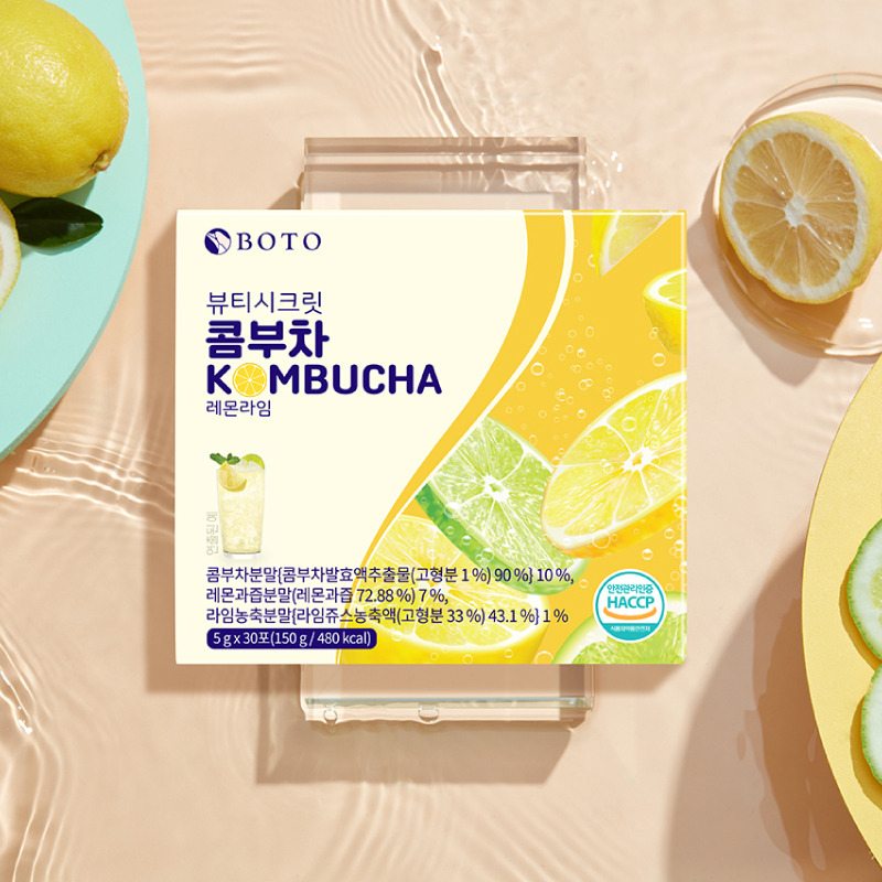 BOTO KUMBUCHA Korean Tea 5g x 30 - LEMON LIME  