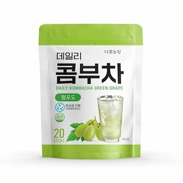 DANONGWON daily kombucha green grape 5g x20ea(8809212556839)