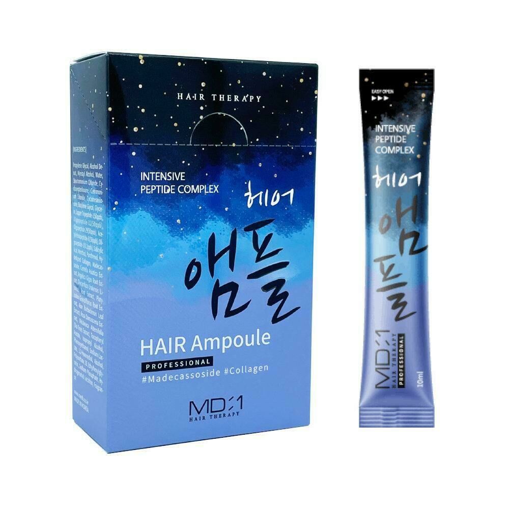 Korea MD:1 Intensive Peptide Complex Hair Ampoule 10ml x 20 pcs 