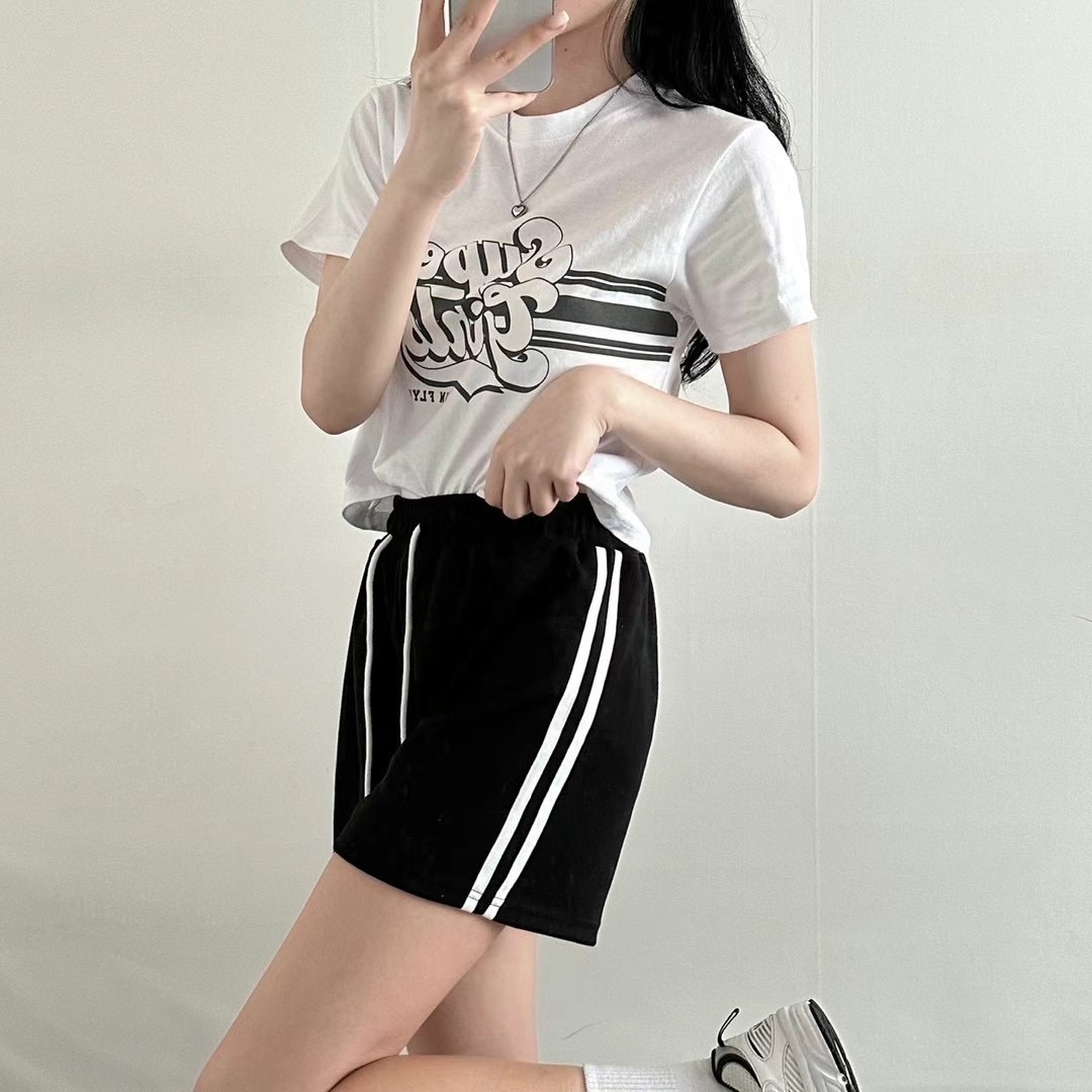 【優惠現貨】韓國SUPER GIRL CROP TEE（3色）