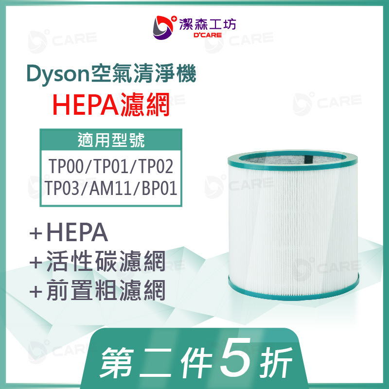 電商限定(副廠) Dyson 空氣清淨機 濾網 TP00 / TP01 / TP02 / TP03 / AM11 / BP01