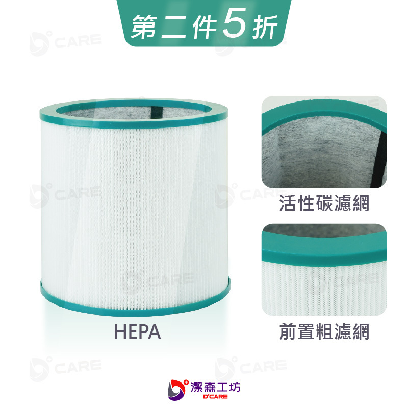 電商限定(副廠) Dyson 空氣清淨機 濾網 TP00 / TP01 / TP02 / TP03 / AM11 / BP01